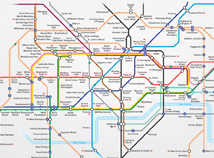Карта метро Лондона